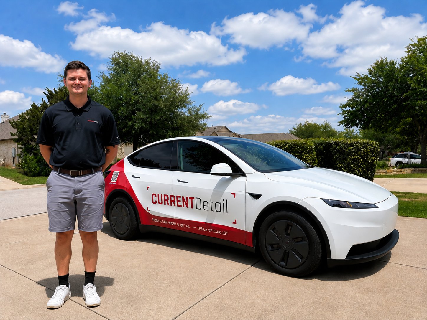 Parker Gleason with the CurrentDetail service rig